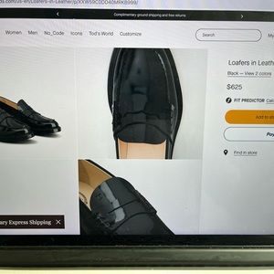 Tod’s Black Loafers (size 36)